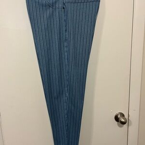 Blue Striped Jeans